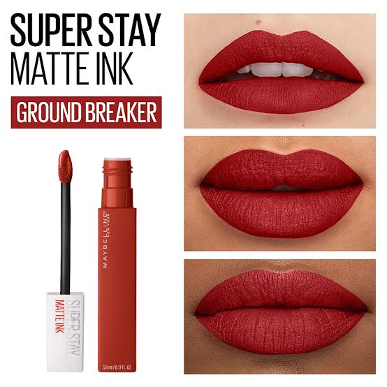 Maybelline superstay Matte Ink lipstick-117 Ground breaker