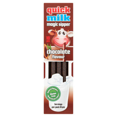 Quick milk Chocolate Milk Magic Sipper 10 pcs