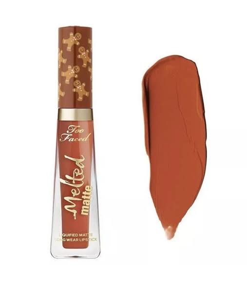 Too Faced Melted Matte Liquified Long Wear Lipstick gingerman bread