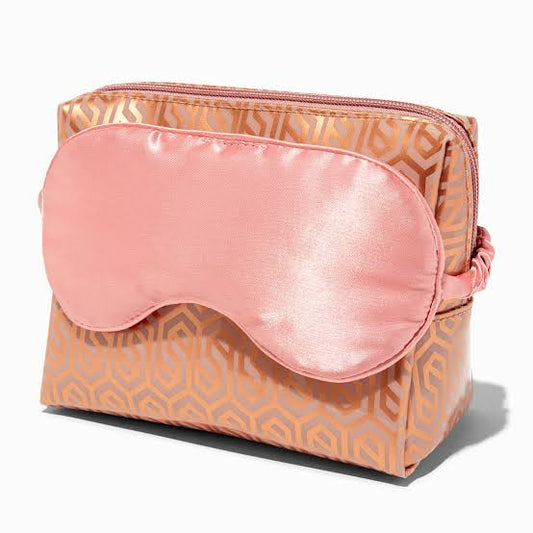 Claires Uk make up bag with sleeping mask