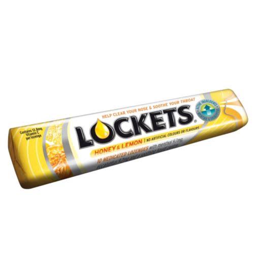 Boots lockets honey and lemon lozenges 10