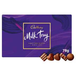 Cadbury uk milk tray 78g