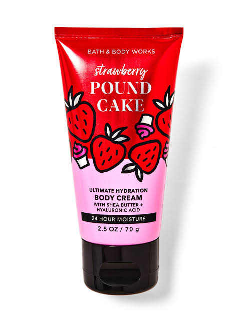 Bath and body works pound cake   Fragrance body cream 70g