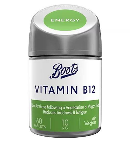 Boots Uk vitamin B12 60 Tablets expiry 10/26