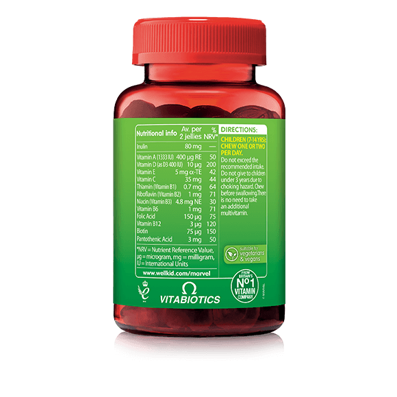 Vitabiotics Wellkid Marvel Multi-vits 50 gummies