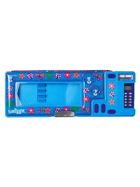 Smiggle Uk pencil box case with calculator