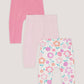 Matalan girls set of 3 tights/leggings cotton