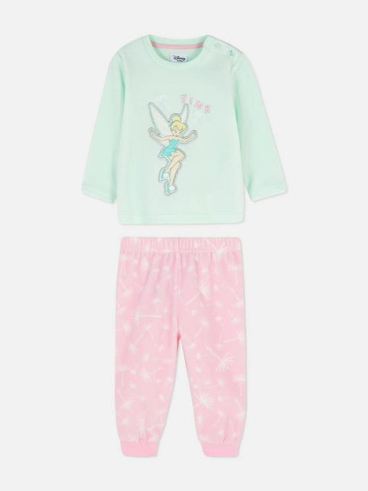 Primark Uk 2023 fleece baby girls pyjama pj set