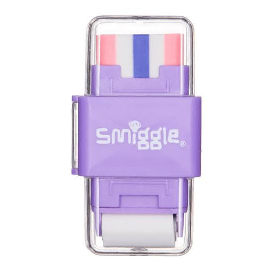 Smiggle Uk kids 2 in 1 sharpener eraser with roller