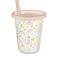 Bm bargains  Uk kids glass with lid and straw