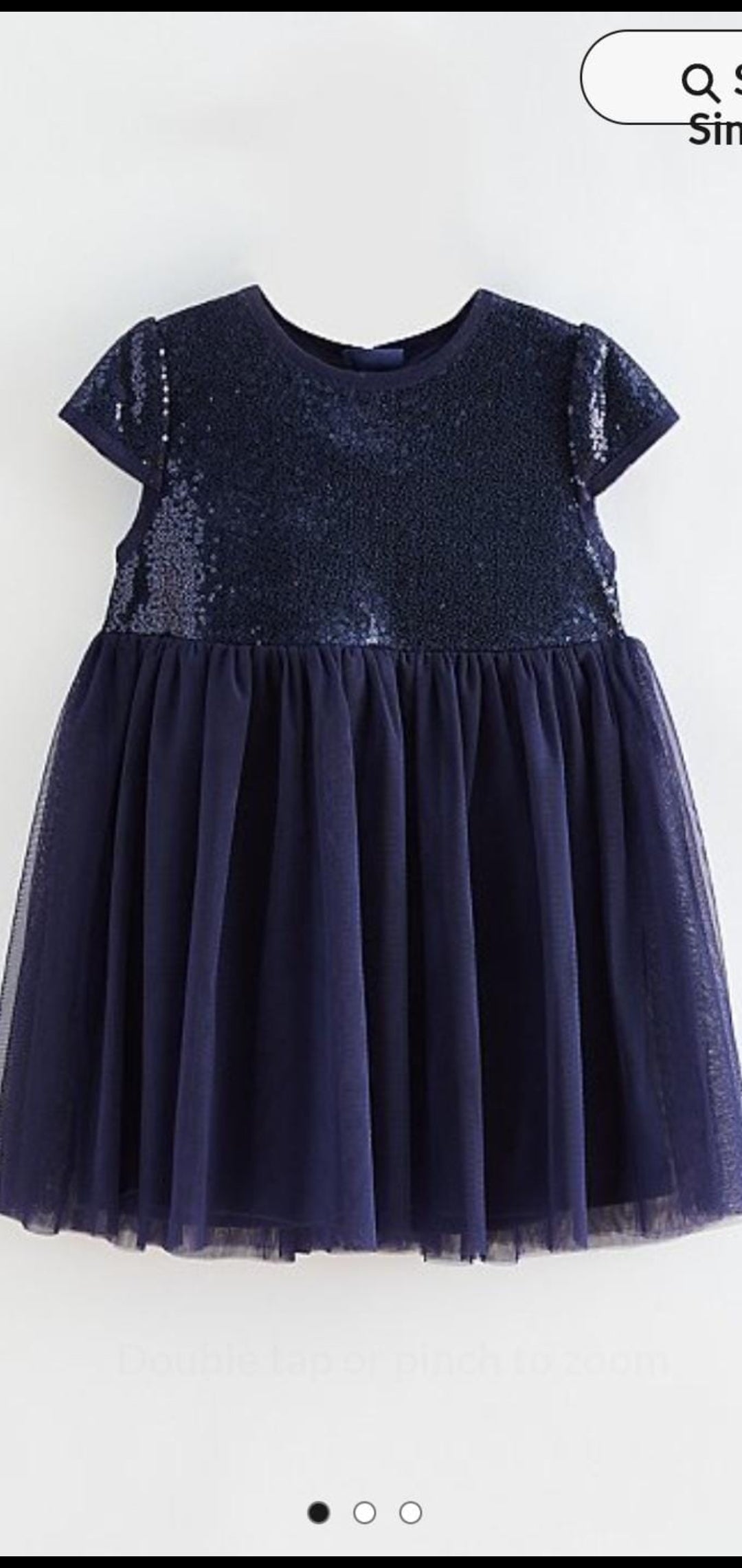 George uk  girls sequin party dress 9-10 years