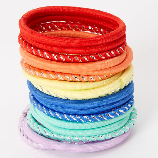 Claire's Club Summer Pastel Hair Ties - 18 Pack