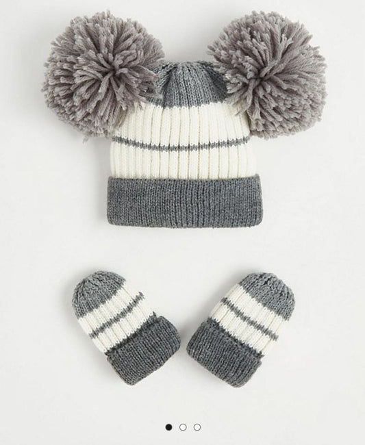 George  Uk  matching hat and mittens set