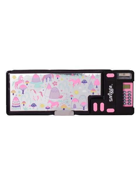 Smiggle Uk pencil box case with calculator