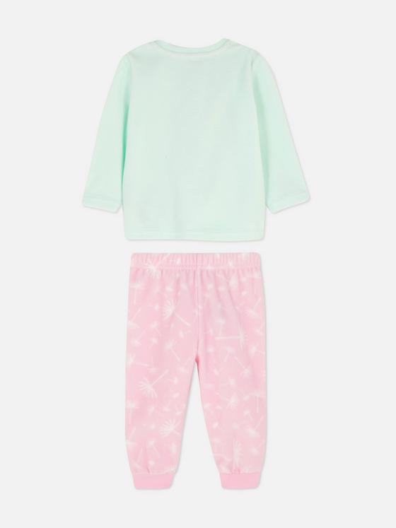 Primark Uk 2023 fleece baby girls pyjama pj set