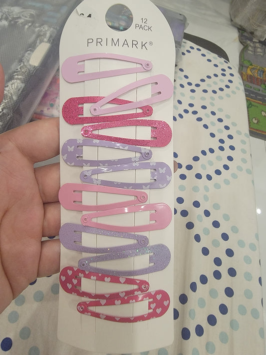 Primark pins hair accessories set 12 pins