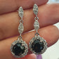 Zircon rhinestones diamante  earrings