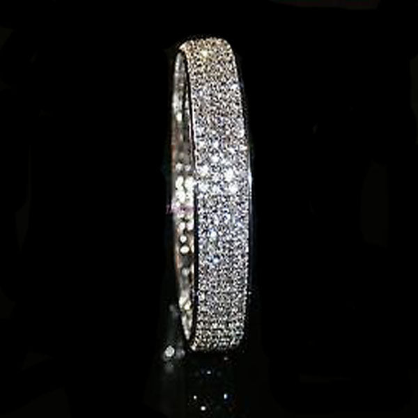 4 Row Diamante Bangle