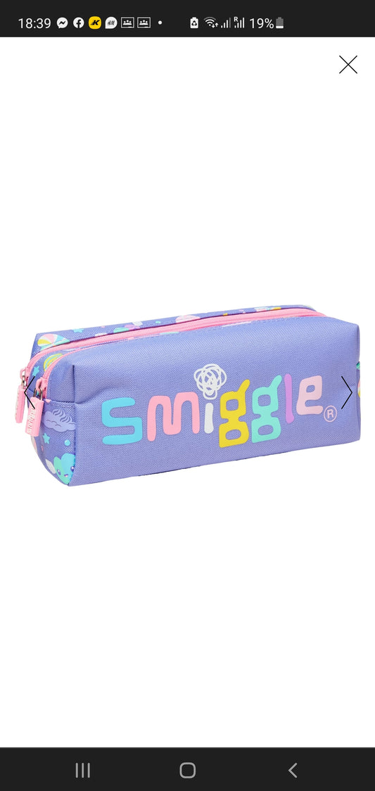 Smiggle Uk pencil case double zip