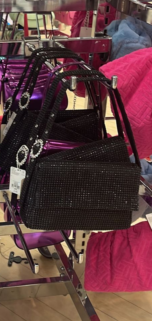 Primark diamante black  bag