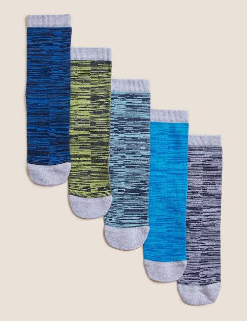 M&S uk boys socks 5 pairs